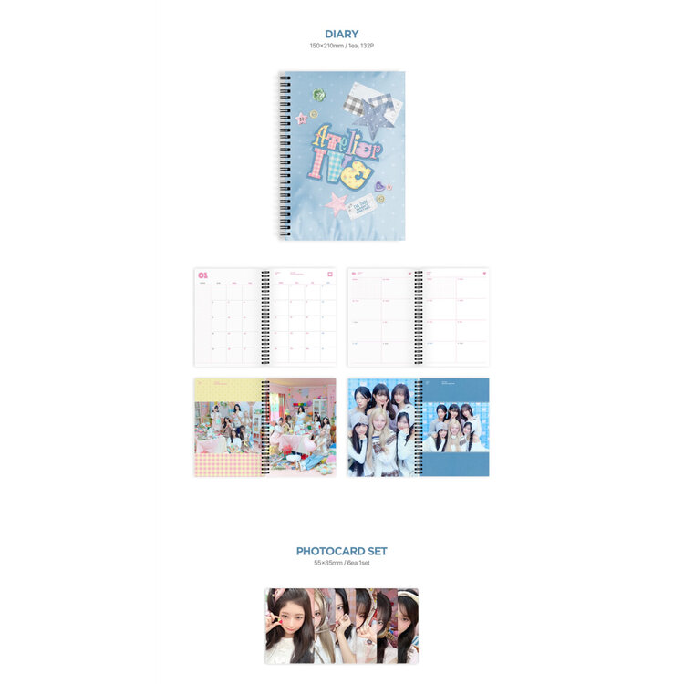 [PREORDER] IVE (아이브) - 2026 SEASON'S GREETINGS - [DESK CALENDAR] PACKAGE