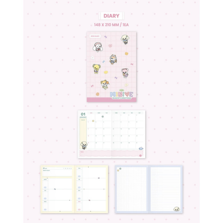 [PREORDER] MINIVE [IVE] (아이브) - 2026 SEASON'S GREETINGS - [DESK CALENDAR] PACKAGE