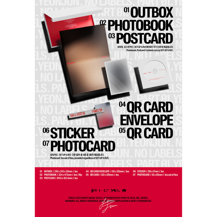 YEONJUN (연준) [TXT] - NO LABELS PART 01 - [WEVERSE ALBUM] - 1ST MINI ALBUM