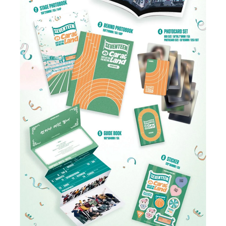 SEVENTEEN (세븐틴) - 2025 SVT 9TH FAN MEETING [SEVENTEEN IN CARAT LAND] MEMORY BOOK+ + [WEVERSE GIFT]