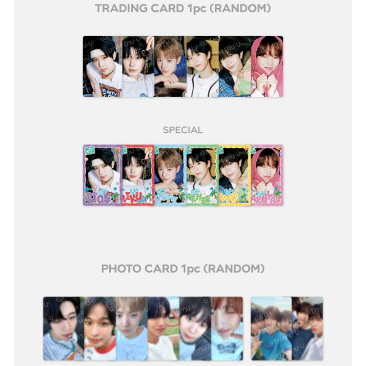 NCT WISH (엔시티 위시) - [FIND YOUR COLOR] TRADING CARD SET (SURF VER.) - OFFICIAL MD