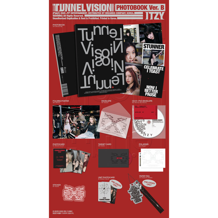 ITZY (있지) - TUNNEL VISION - [PHOTOBOOK VER.] - 11TH MINI ALBUM