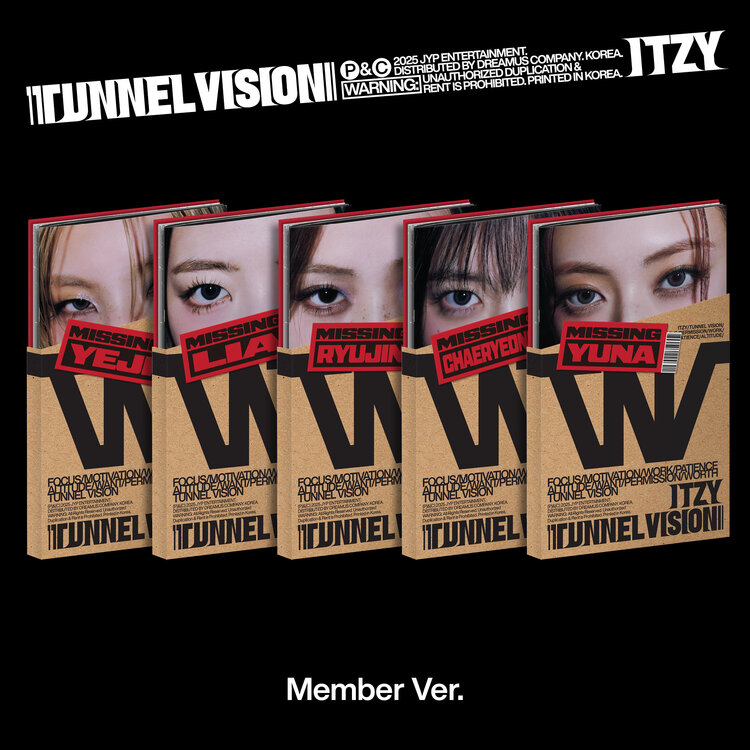 ITZY (있지) - TUNNEL VISION - [MEMBER VER.] - 11TH MINI ALBUM