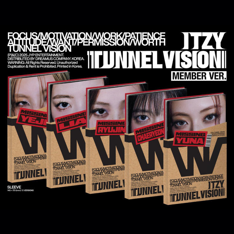 ITZY (있지) - TUNNEL VISION - [MEMBER VER.] - 11TH MINI ALBUM