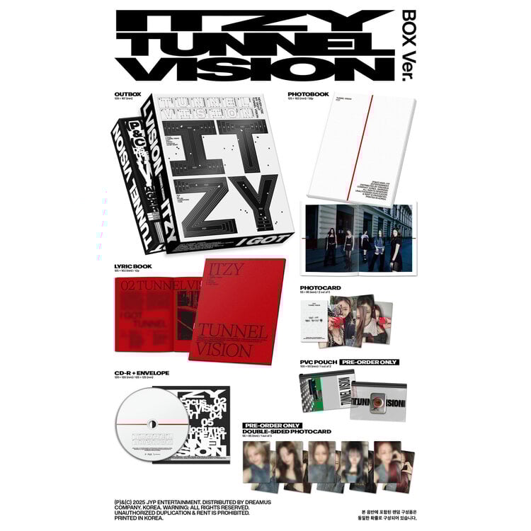 ITZY (있지) - TUNNEL VISION - [BOX VER.] - 11TH MINI ALBUM