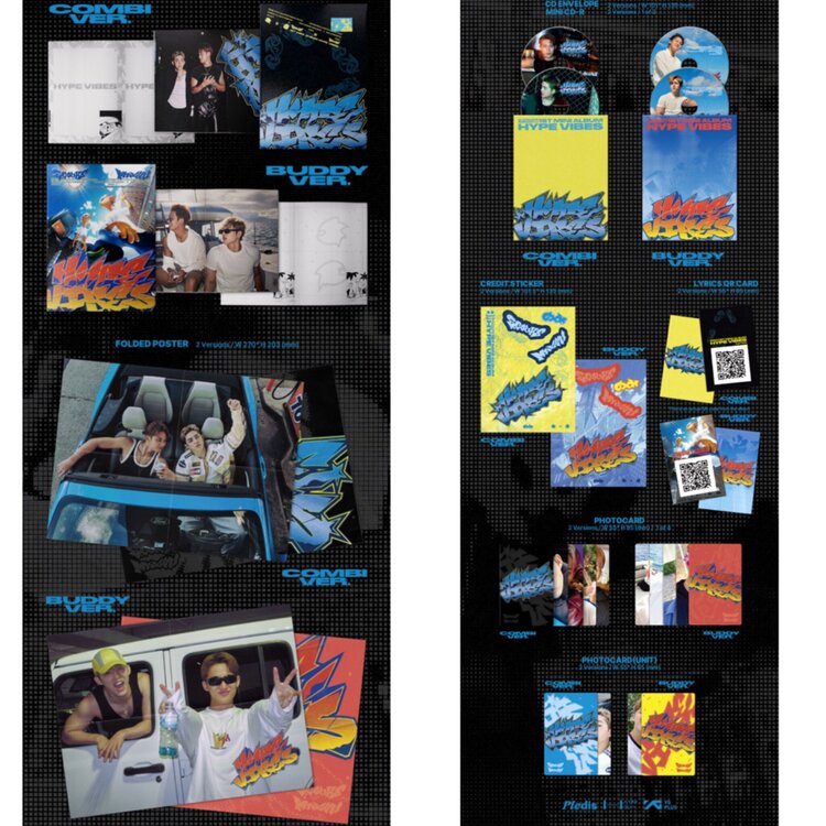 S.COUPS X MINGYU [SEVENTEEN] - HYPE VIBES - 1ST MINI ALBUM + [SOUNDWAVE PHOTOCARD]