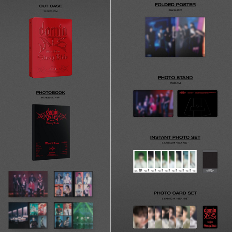 [PREORDER] STRAY KIDS (스트레이 키즈) - WORLD TOUR [DOMINATE SEOUL] - [2BLURAY] PACKAGE + PREORDER GIFT