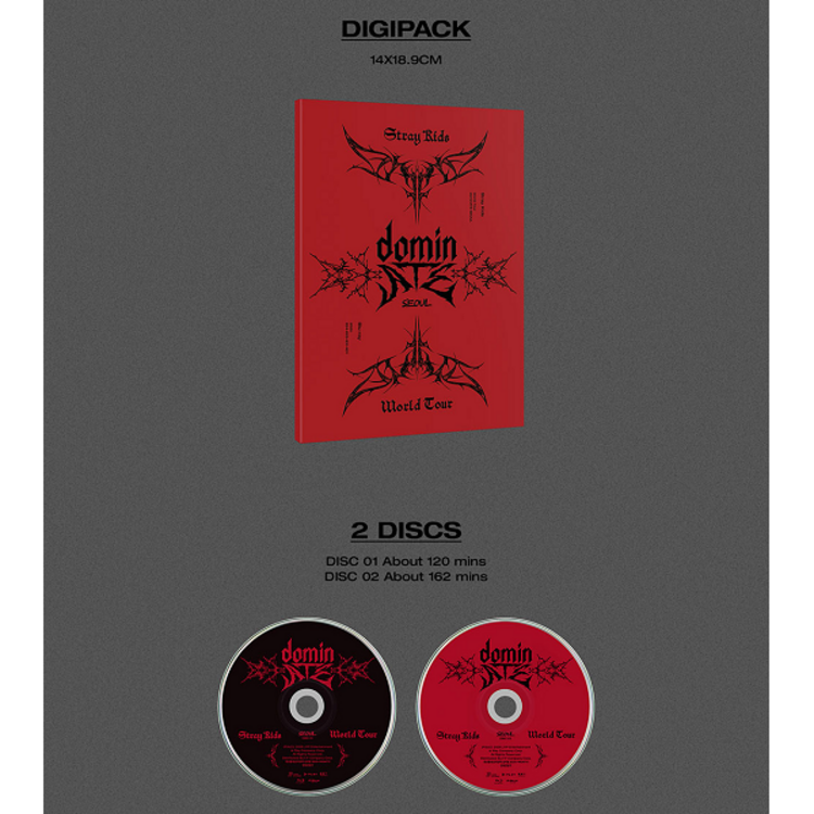 [PREORDER] STRAY KIDS (스트레이 키즈) - WORLD TOUR [DOMINATE SEOUL] - [2BLURAY] PACKAGE + PREORDER GIFT