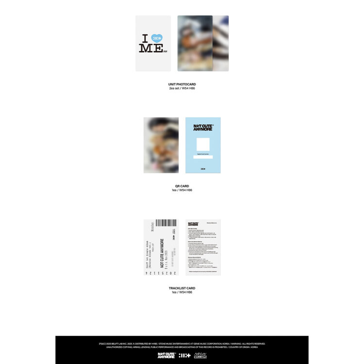 ILLIT (아일릿) - NOT CUTE ANYMORE - [WEVERSE ALBUM] -  1ST SINGLE ALBUM