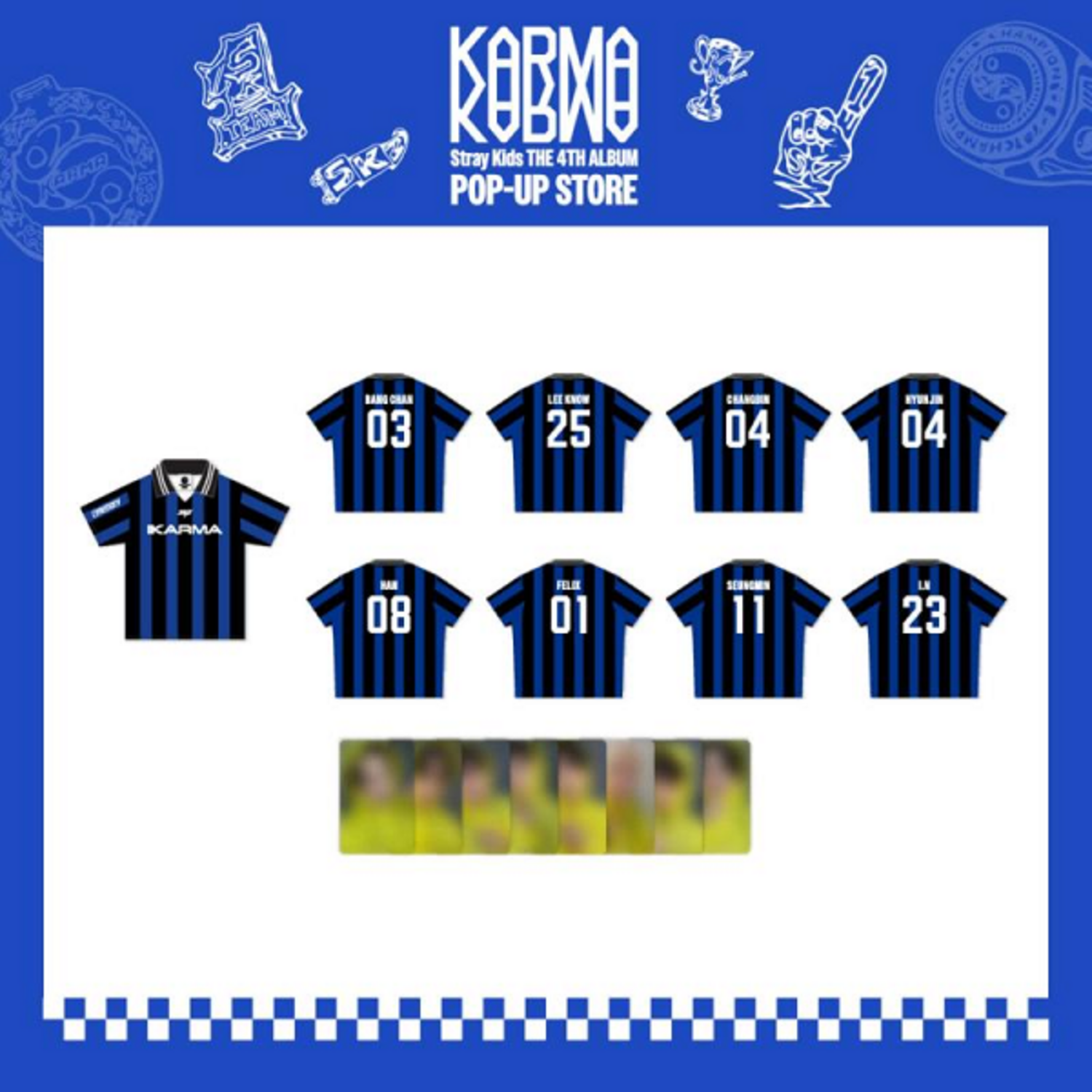 STRAY KIDS (스트레이 키즈) - KARMA [POP-UP] UNIFORM T-SHIRT