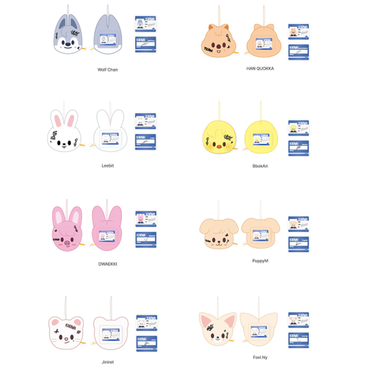 STRAY KIDS (스트레이 키즈) - KARMA [POP-UP] SKZOO NAME TAG - OFFICIAL MD