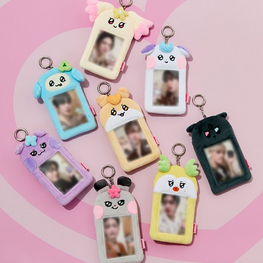 ATEEZ (에이티즈) - [MIGHTEEZ] PHOTOCARD HOLDER PLUSH KEYRING - POP-UP STORE MD