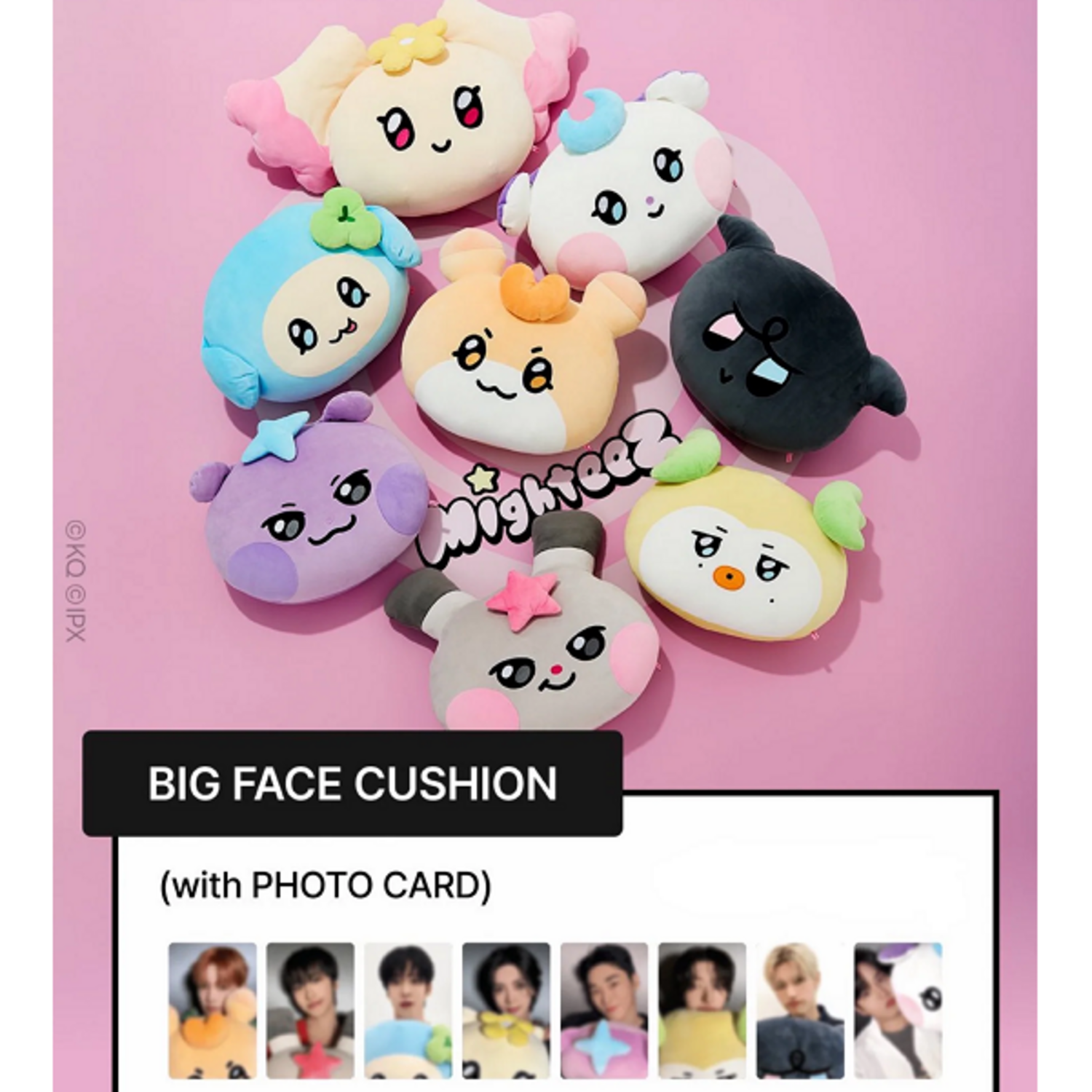 ATEEZ [MIGHTEEZ] BIG FACE CUSHION - POP-UP STORE MD - SUPER DRAGON