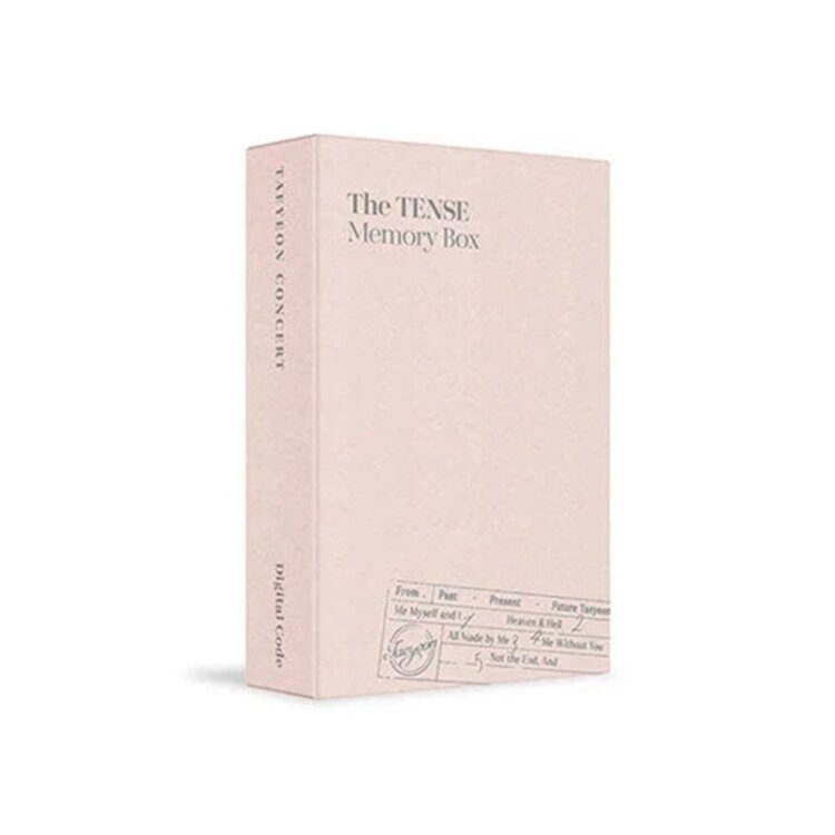 TAEYEON (태연) - CONCERT THE TENSE [DIGITAL CODE VER.] - MEMORY BOX