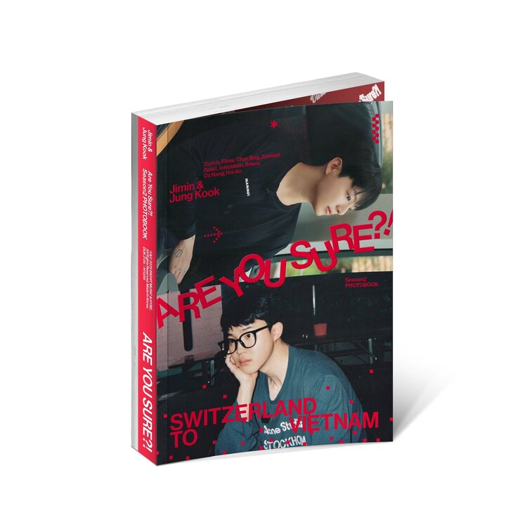 [PREORDER] JIMIN X JUNGKOOK [BTS] - "ARE YOU SURE?! SEASON 2" - [PHOTOBOOK + DIGITAL CODE SET] PACKAGE