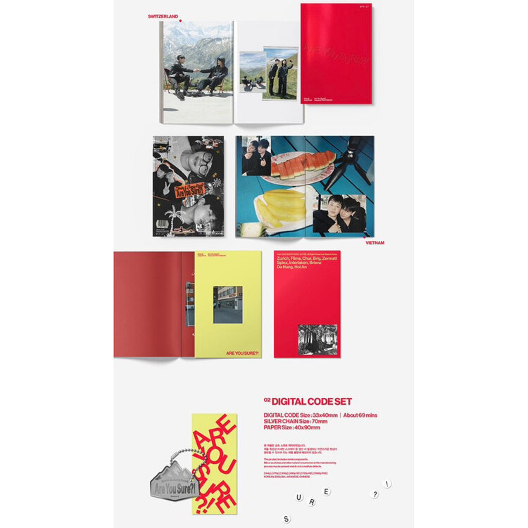 [PREORDER] JIMIN X JUNGKOOK [BTS] - "ARE YOU SURE?! SEASON 2" - [PHOTOBOOK + DIGITAL CODE SET] PACKAGE + [WEVERSE GIFT]