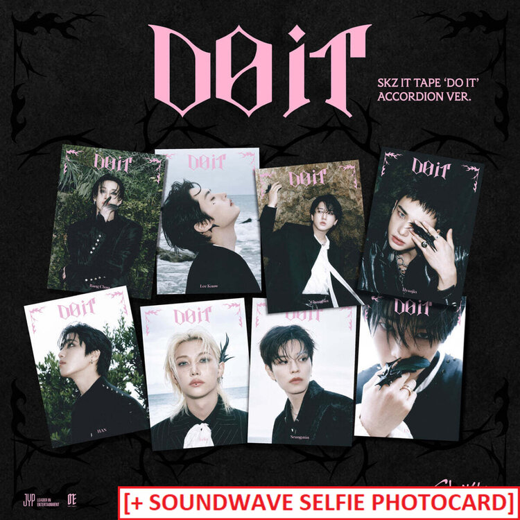 STRAY KIDS (스트레이 키즈) - SKZ IT TAPE "DO IT" - [ACCORDION VER.] - SPECIAL ALBUM + [SOUNDWAVE PHOTOCARD]