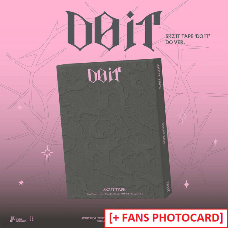 STRAY KIDS (스트레이 키즈) - SKZ IT TAPE "DO IT" - [LIMITED / "DO" VER.] - SPECIAL ALBUM + [JYP FANS PHOTOCARD]