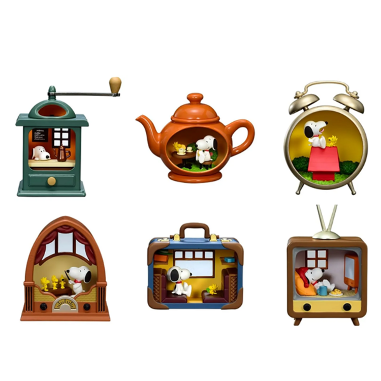 RE-MENT RE-MENT  - PEANUTS SNOOPY [ANTIQUE DIORAMA COLLECTION] - BLINDBOX MINI FIGURE