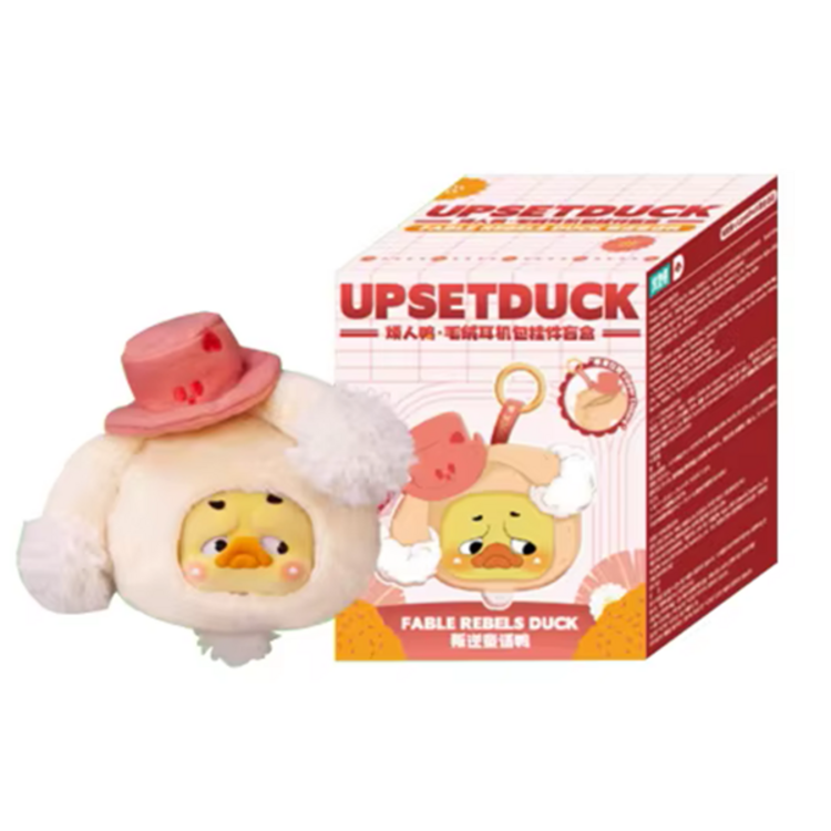 RONGCREATOR - UPSETDUCK [FABLE REBELS DUCK] - PLUSH EARPHONE CASE BLINDBOX