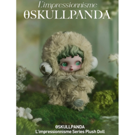 POP MART POP MART - SKULLPANDA  [L'IMPRESSIONNISME SERIES] - BLINDBOX PLUSH KEYCHAIN