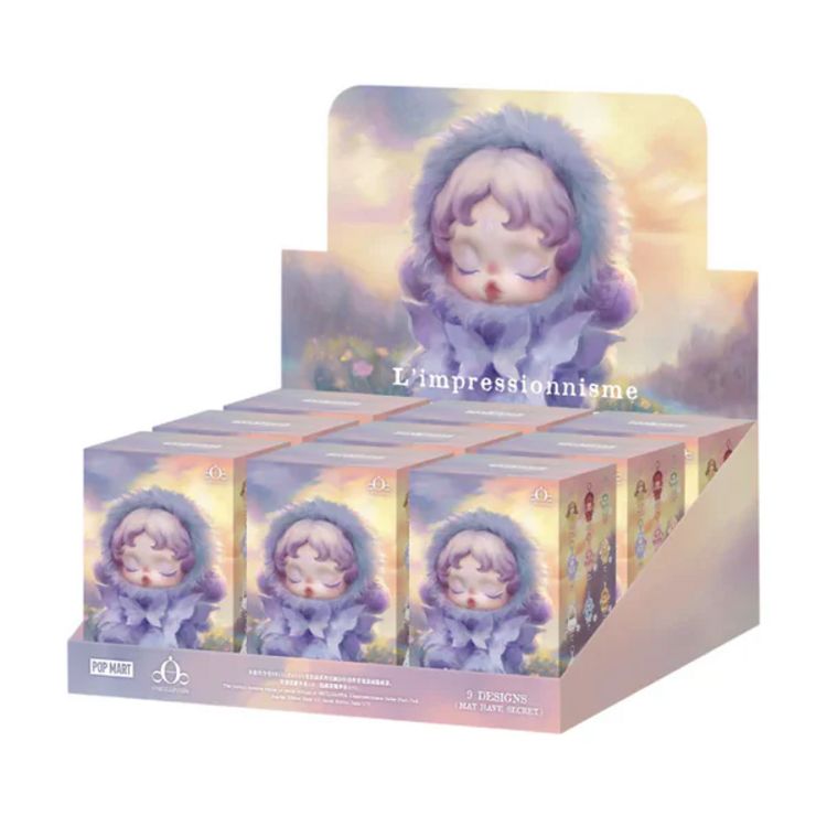 POP MART POP MART - SKULLPANDA  [L'IMPRESSIONNISME SERIES] - BLINDBOX PLUSH KEYCHAIN