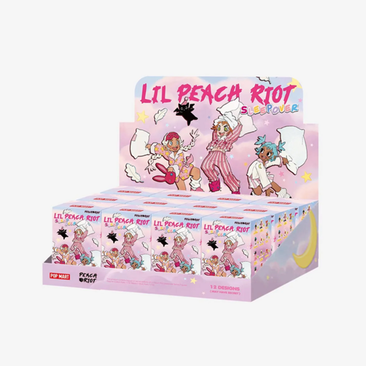 POP MART POP MART - LIL PEACH RIOT  [SLEEPOVER SERIES] - BLINDBOX MINI FIGURE