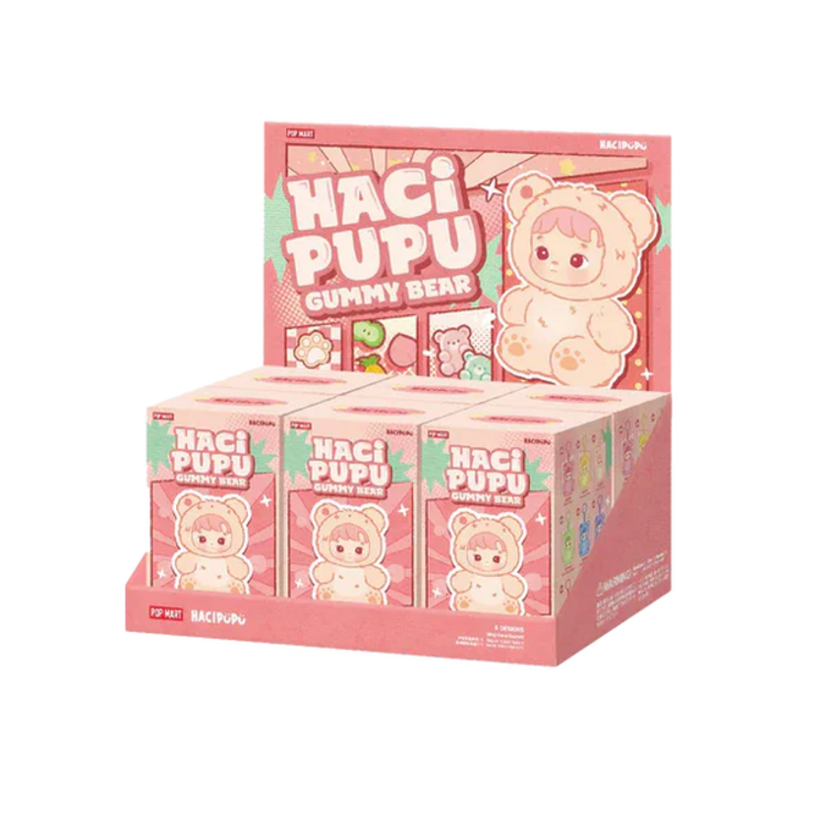 POP MART POP MART - HACIPUPU [GUMMY BEAR SERIES] - PLUSH PENDANT BLINDBOX