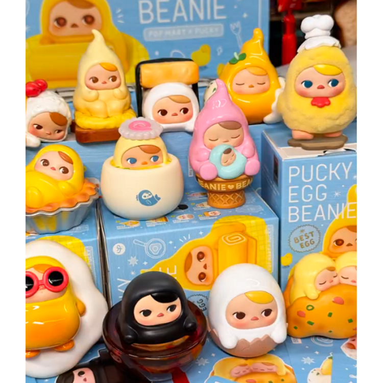 POP MART POP MART - PUCKY [EGG BEANIE SERIES] - BLINDBOX MINI FIGURE