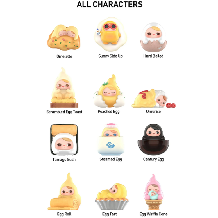 POP MART POP MART - PUCKY [EGG BEANIE SERIES] - BLINDBOX MINI FIGURE