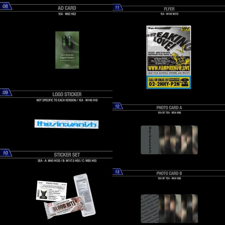 [PREORDER] ENHYPEN (엔하이픈) - THE SIN : VANISH - 7TH MINI ALBUM + [APPLE MUSIC PHOTOCARD]