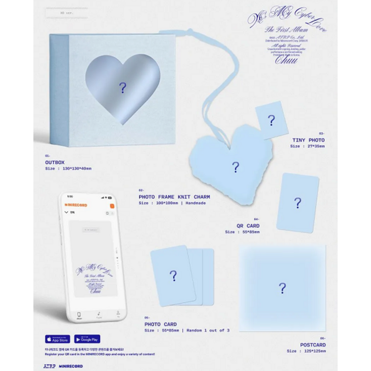 [PREORDER] CHUU (츄) - XO, MY CYBERLOVE - [XO VER.] - 1ST ALBUM