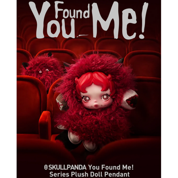 POP MART POP MART - SKULLPANDA  [YOU FOUND ME! SERIES] - PLUSH PENDANT BLINDBOX