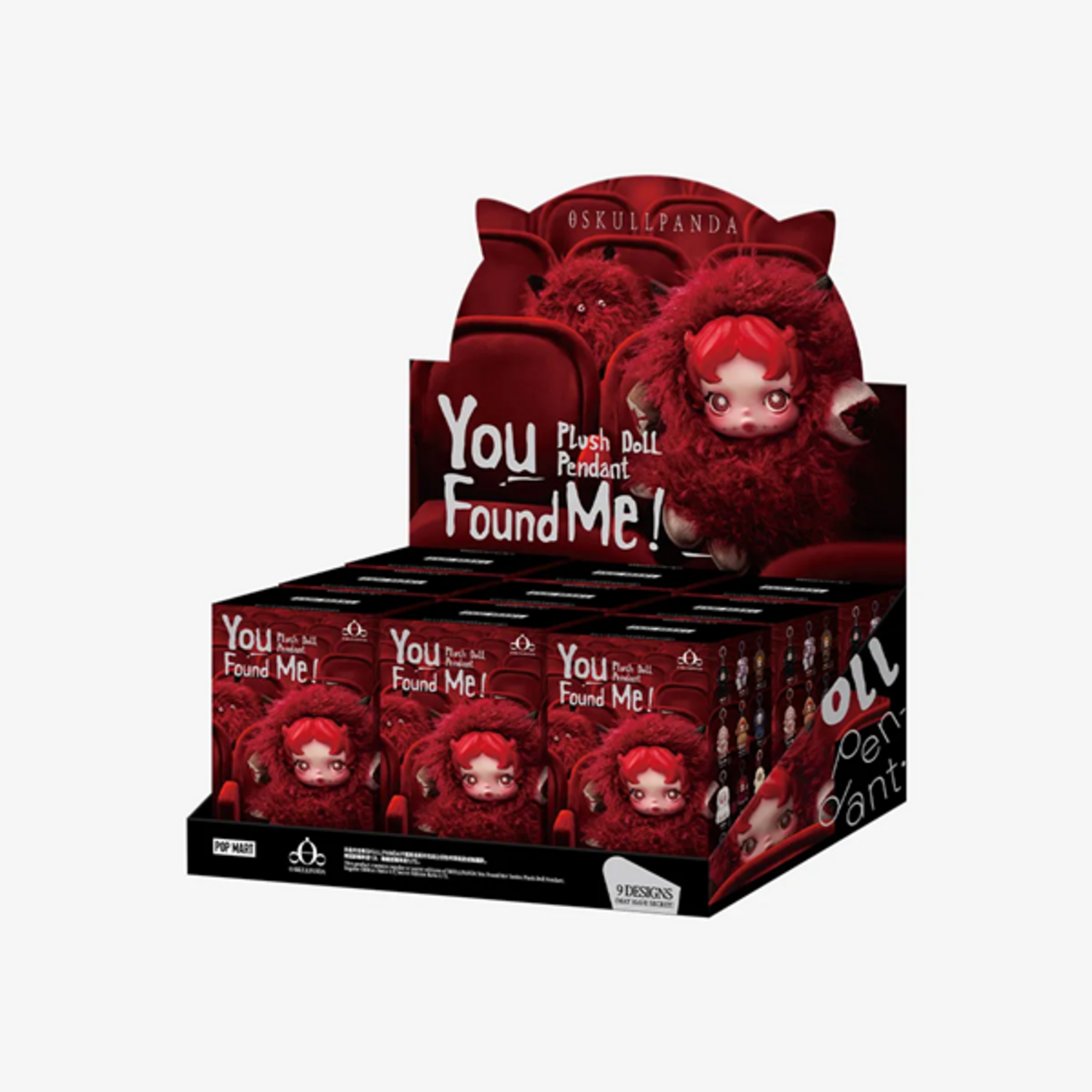 POP MART - SKULLPANDA [YOU FOUND ME! SERIES] - PLUSH PENDANT