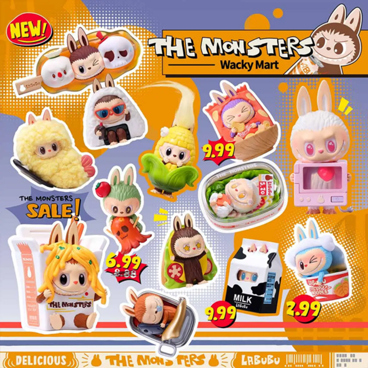 POP MART POP MART - THE MONSTERS "LABUBU" [WACKY MART SERIES] - BLINDBOX MINI FIGURE