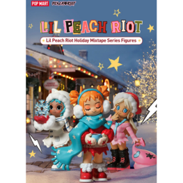 POP MART POP MART - LIL PEACH RIOT  [HOLIDAY MIXTAPE SERIES] - BLINDBOX MINI FIGURE