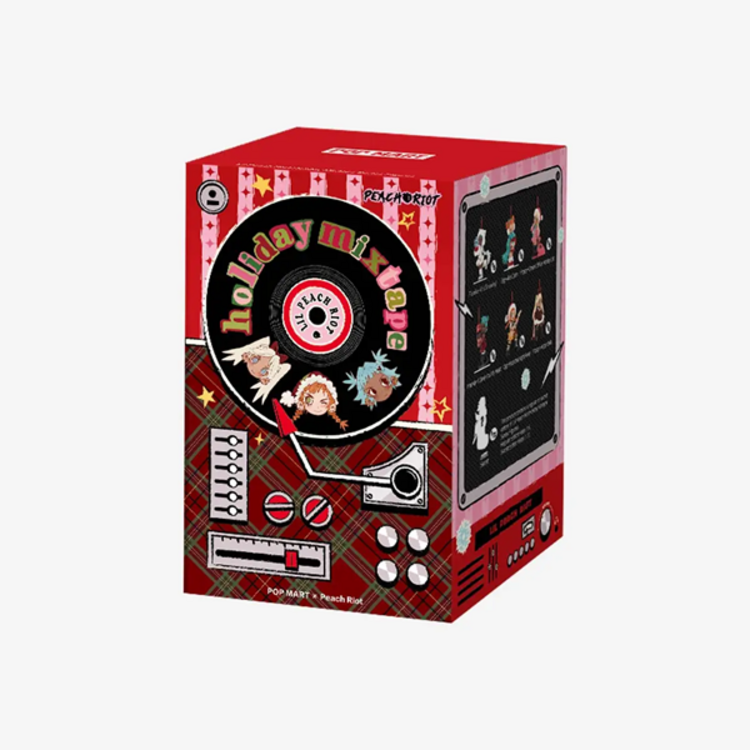 POP MART POP MART - LIL PEACH RIOT  [HOLIDAY MIXTAPE SERIES] - BLINDBOX MINI FIGURE