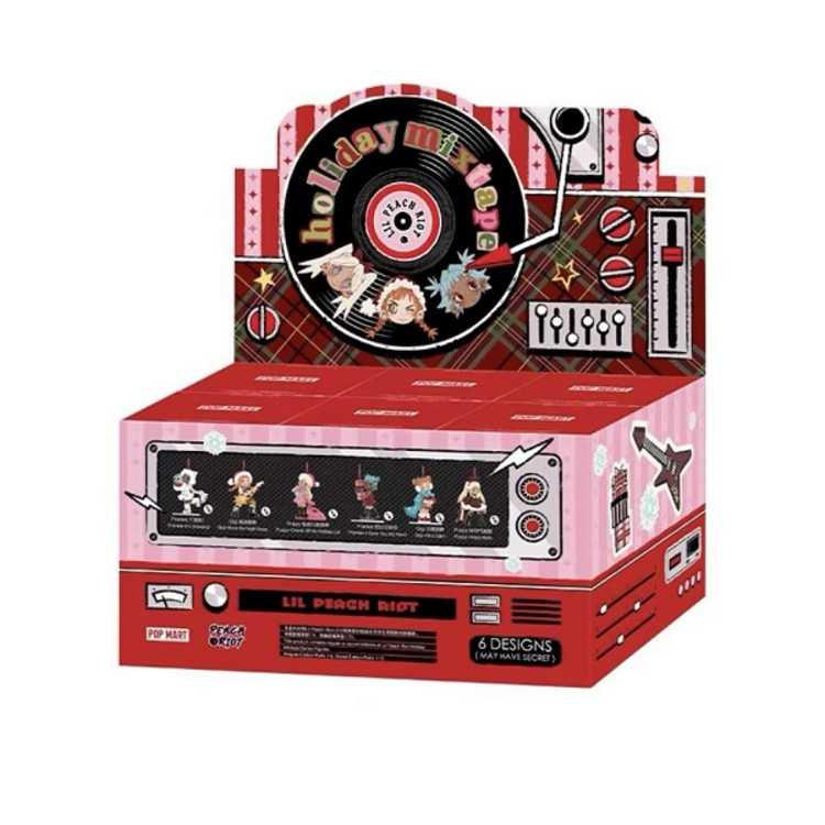 POP MART POP MART - LIL PEACH RIOT  [HOLIDAY MIXTAPE SERIES] - BLINDBOX MINI FIGURE