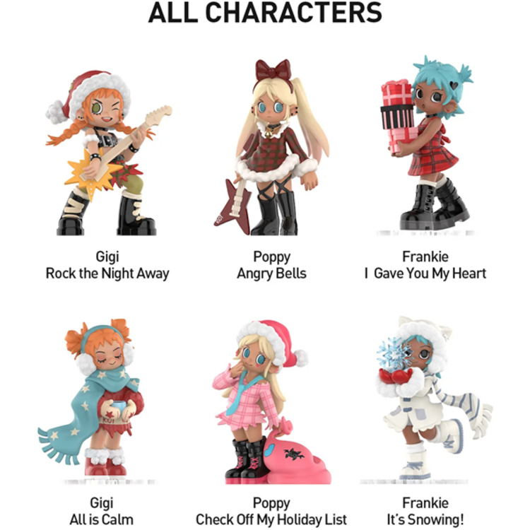 POP MART POP MART - LIL PEACH RIOT  [HOLIDAY MIXTAPE SERIES] - BLINDBOX MINI FIGURE