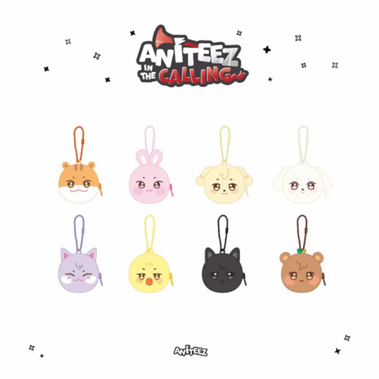 ATEEZ (에이티즈) - [ANITEEZ IN THE CALLING] BACKPACK POUCH KEYRING - OFFICIAL MD