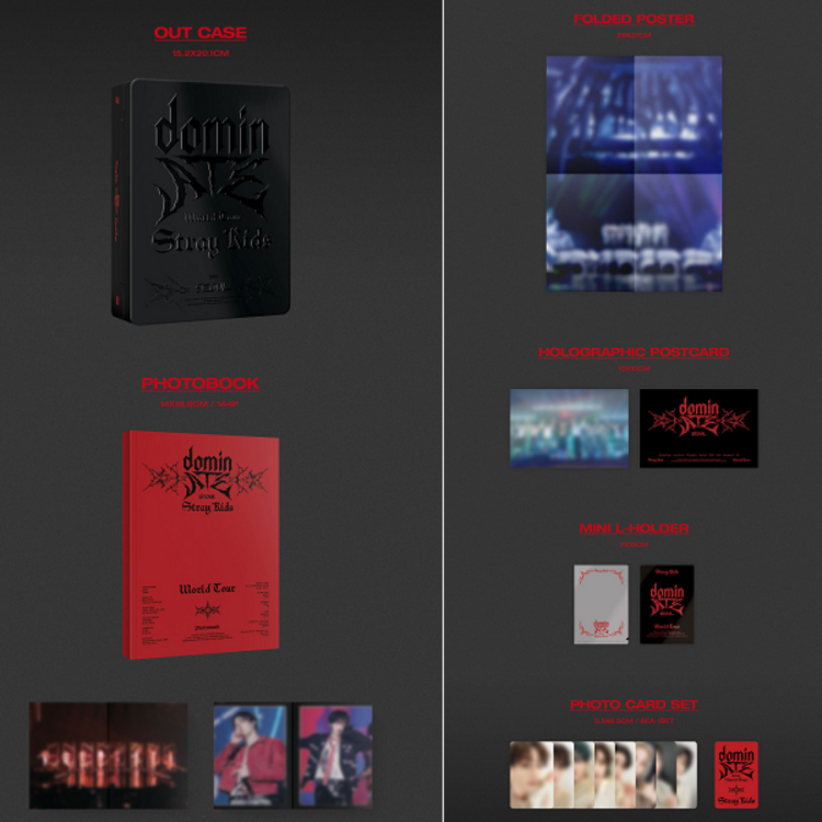 STRAY KIDS (스트레이 키즈) - WORLD TOUR [DOMINATE SEOUL] - [3DVD] PACKAGE