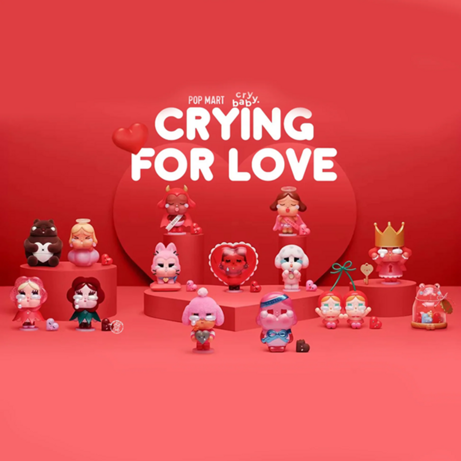 POP MART - CRYBABY [CRYING FOR LOVE SERIES] - BLINDBOX MINI FIGURE