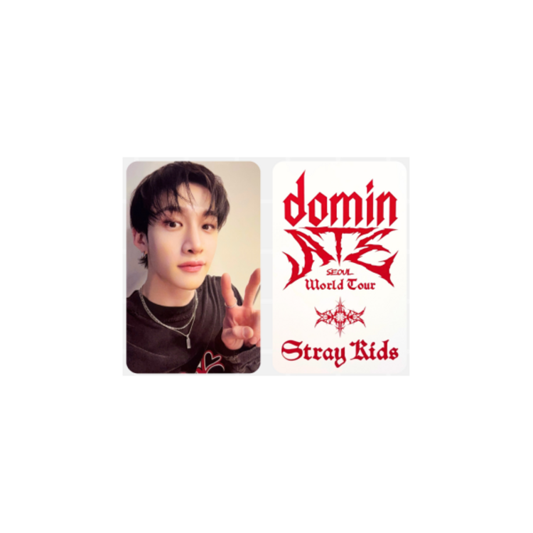 STRAY KIDS (스트레이 키즈) - OFFICIAL [DOMINATE SEOUL WORLD TOUR] EXTRA POB PHOTOCARD