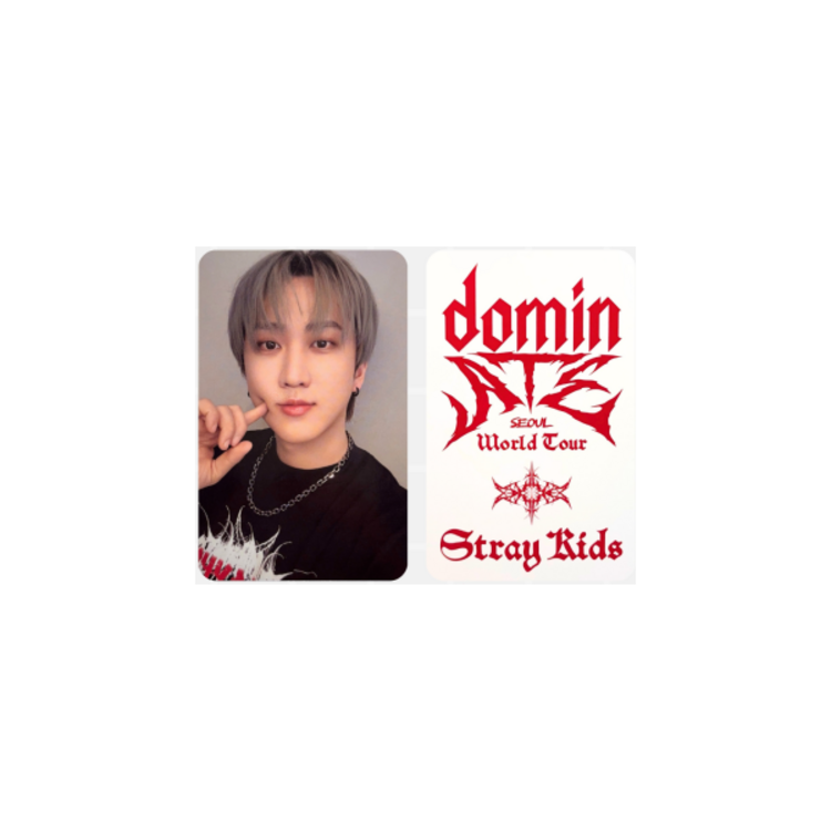 STRAY KIDS (스트레이 키즈) - OFFICIAL [DOMINATE SEOUL WORLD TOUR] EXTRA POB PHOTOCARD