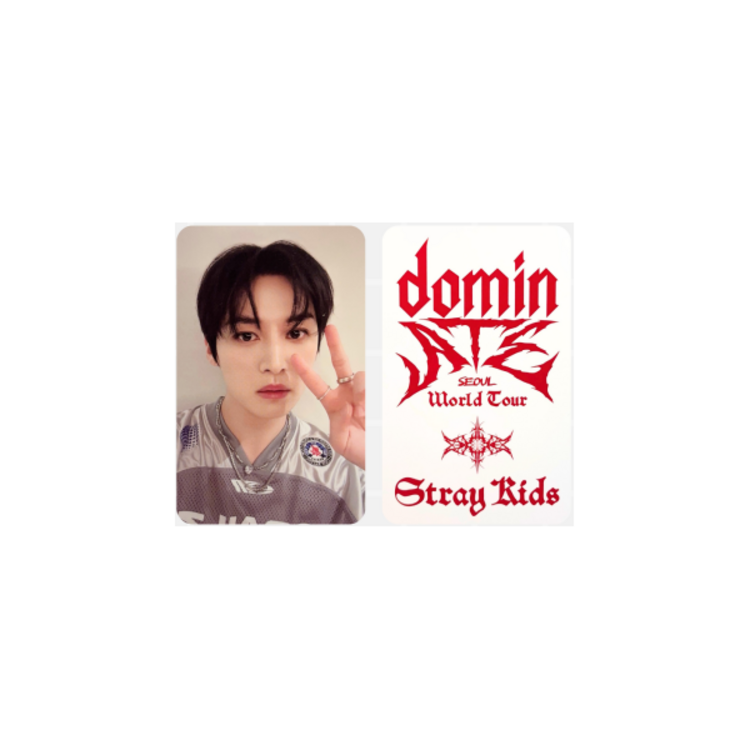 STRAY KIDS (스트레이 키즈) - OFFICIAL [DOMINATE SEOUL WORLD TOUR] EXTRA POB PHOTOCARD
