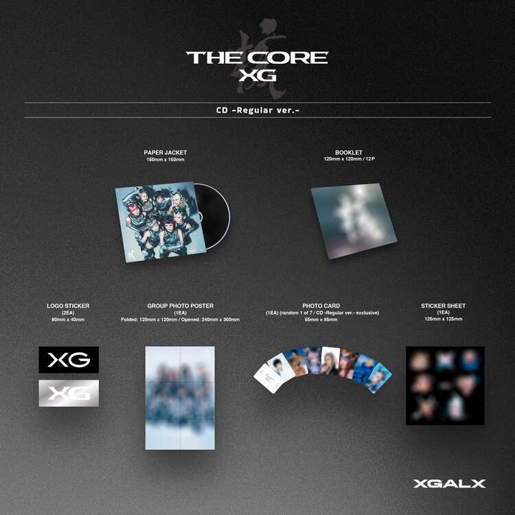 [PREORDER] XG (엑스지) - THE CORE-  1ST FULL ALBUM [REGULAR VER.]