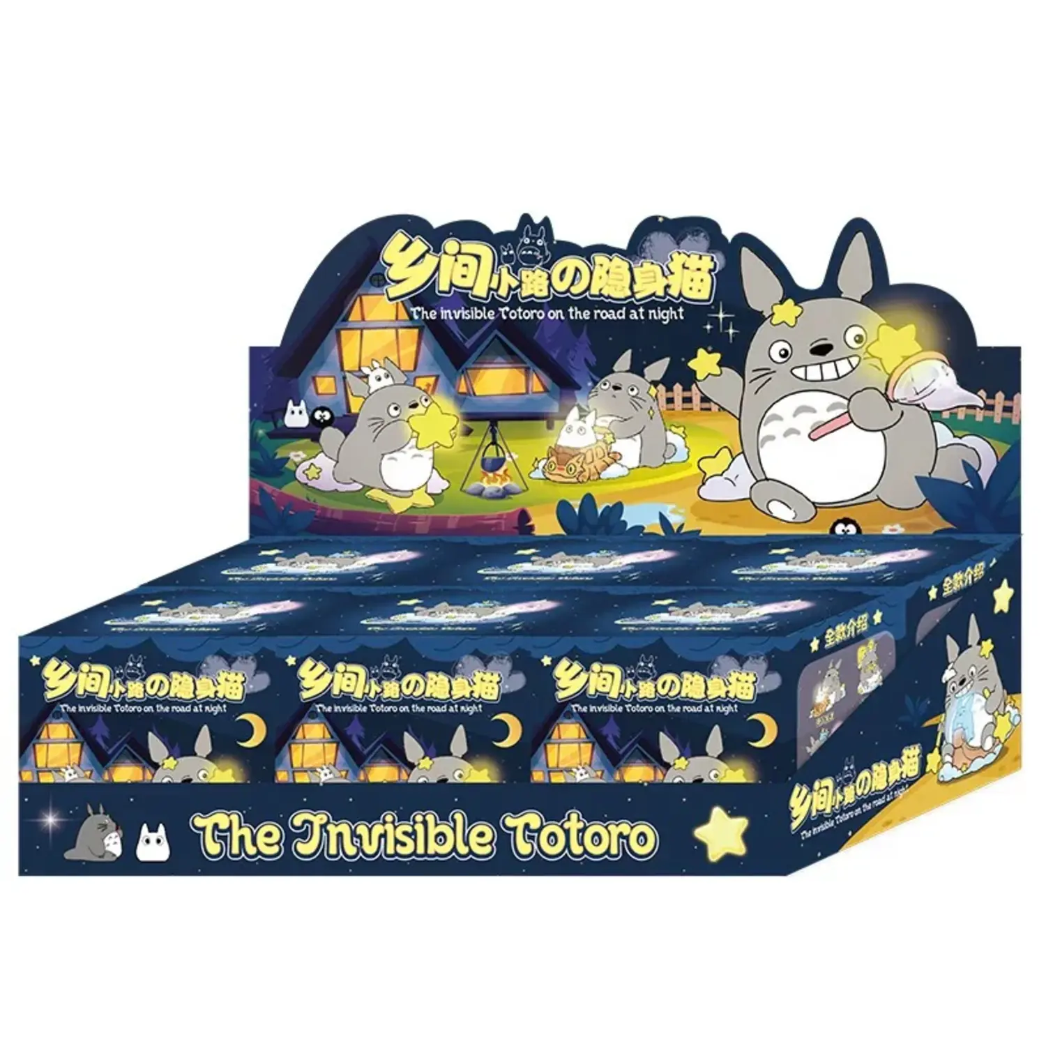 STUDIO GHIBLI - THE INVISIBLE TOTORO ON THE ROAD AT NIGHT
