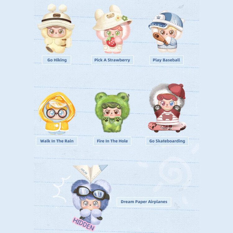 JOTOYS - QKID [OUTDOOR ACTIVITIES SERIES] - PLUSH BLINDBOX