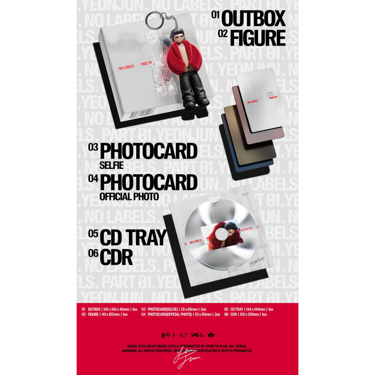 YEONJUN (연준) [TXT] - NO LABELS PART 01 - [FIGURE VER.] - 1ST MINI ALBUM