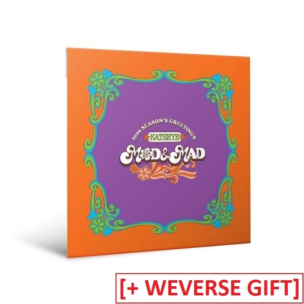 KATSEYE 2026 SEASON S GREETINGS MOD MAD WALL CALENDAR PACKAGE KATSEYE 2026 SEASON S GREETINGS MOD MAD WALL CALENDAR PACKAGE